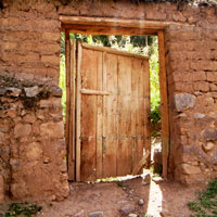 doorway in Peru